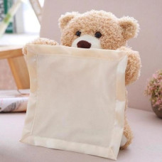 Інтерактивний ведмедик Пікабу Peekaboo Bear, що грає в хованки 33 см, грає в хованки