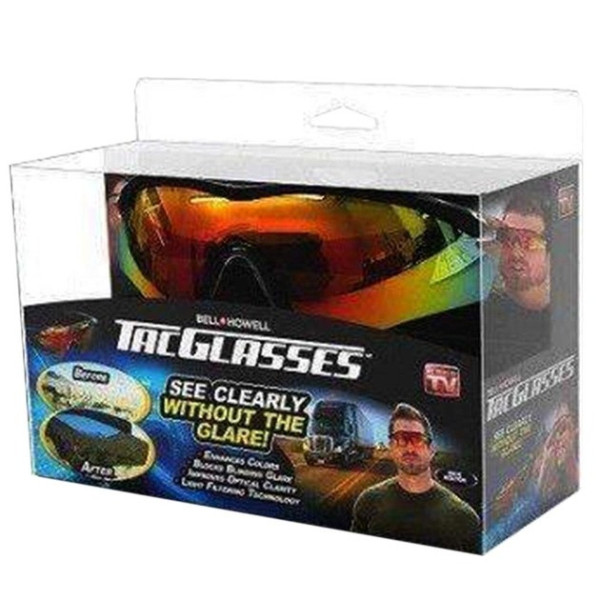 Поляризованные солнцезащитные очки Tac Glasses с антибликовым эффектом и складной оправой универсальные антифа