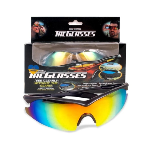 Поляризованные солнцезащитные очки Tac Glasses с антибликовым эффектом и складной оправой универсальные антифа