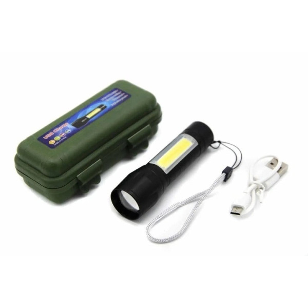 Миниатюрный ручной светодиодный фонарь BL-911 с аккумулятором и USB-зарядкой