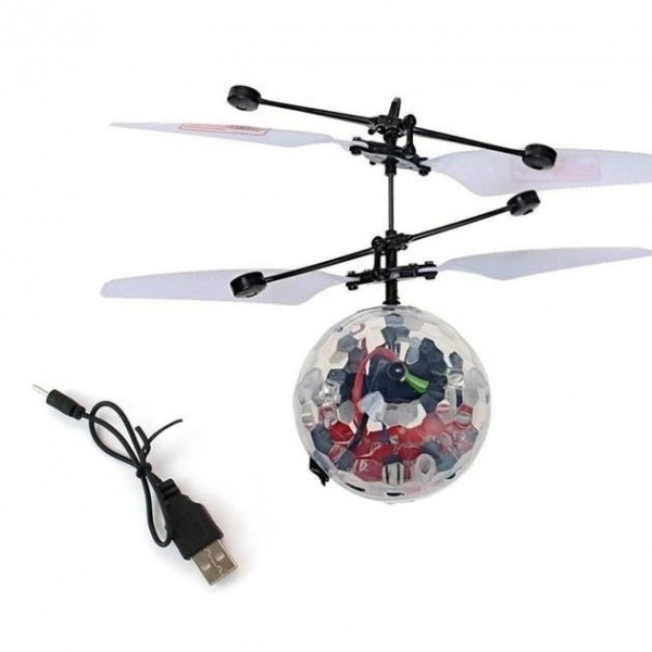 Летающий диско-шар Airset Sensor Flying Ball TT-308 с управлением от руки и световыми эффектами