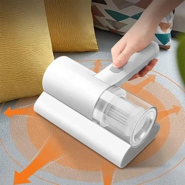 Ручной портативный беспроводной аккумуляторный пылесос Dust Suction Mite Remover для сухой и паровой уборки