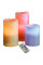 Ночник Luma Candles набор из 3 светодиодных LED свечей с RGB подсветкой и пультом управления