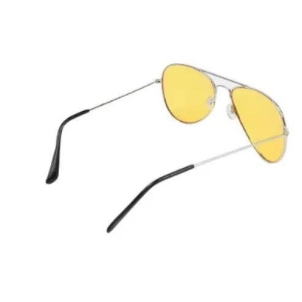 Антибликовые желтые очки Night View Glasses для водителей с ночным видением и складной оправой