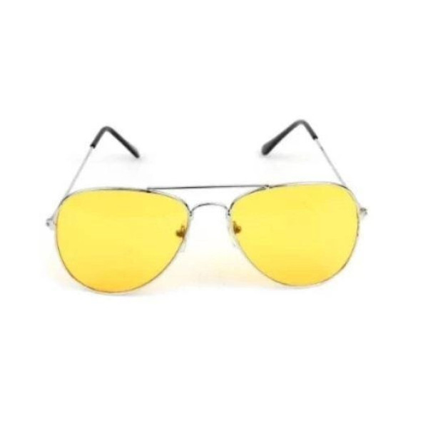 Антибликовые желтые очки Night View Glasses для водителей с ночным видением и складной оправой