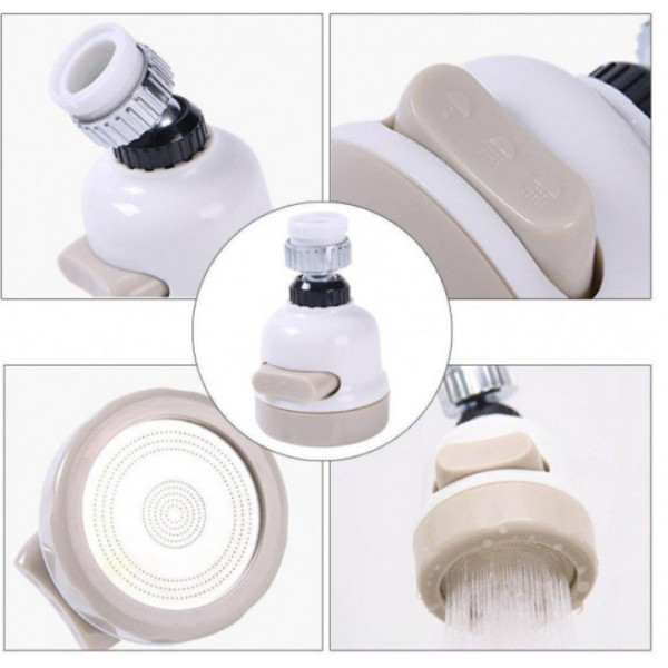Насадка-аэратор Water Saver NEW с экономией воды и поворотом на 360 градусов для крана