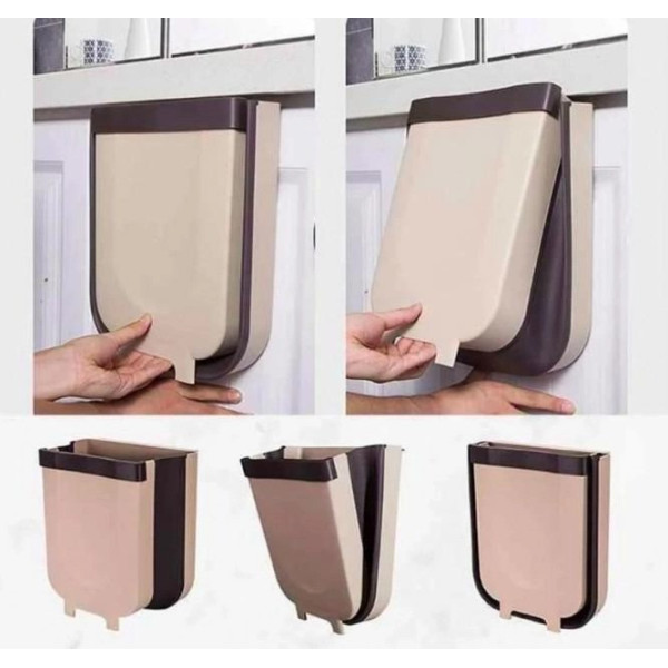 Складное подвесное мусорное ведро Foldable Hanging Garbage Bin для дверцы