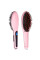 Электрическая расческа-выпрямитель FAST HAIR STRAIGHTENER HQT-906 розового цвета от сети 220 В с одной насадко