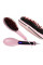 Электрическая расческа-выпрямитель FAST HAIR STRAIGHTENER HQT-906 розового цвета от сети 220 В с одной насадко