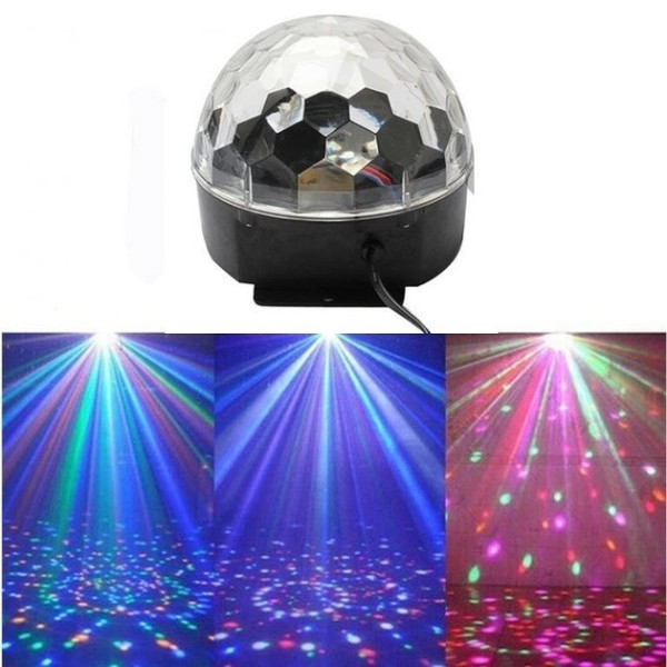 Диско-шар светодиодный Magic Ball Music Super Light со светомузыкой и пультом для вечеринок и праздников
