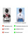 Корректор осанки Posture Device для детей и взрослых с вибрацией, устройство для выпрямления спины