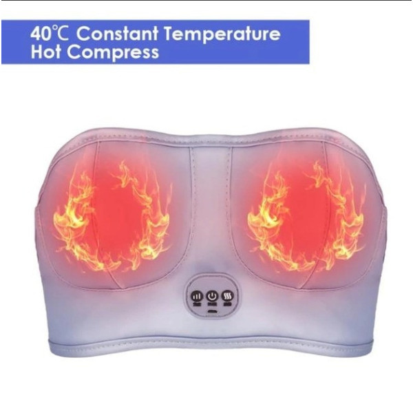 Електричний вібраційний масажер для грудей LY-346, бюстгальтер для збільшення грудей