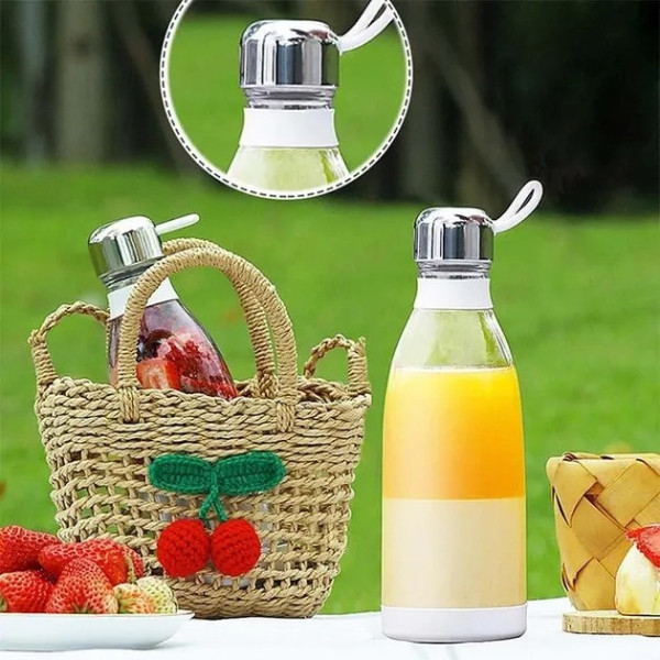 Портативный аккумуляторный блендер-бутылка Juicer для смузи 350 мл с электронным управлением