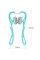 Роликовый ручной массажер для шеи и плеч Hexiang Neck Massager с 6 массажными шариками для снятия напряжения
