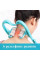 Роликовый ручной массажер для шеи и плеч Hexiang Neck Massager с 6 массажными шариками для снятия напряжения