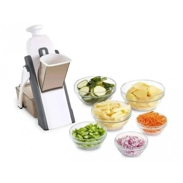 Тёрка с насадками для овощей Brava Spring Slicer мультислайсер из нержавеющей стали