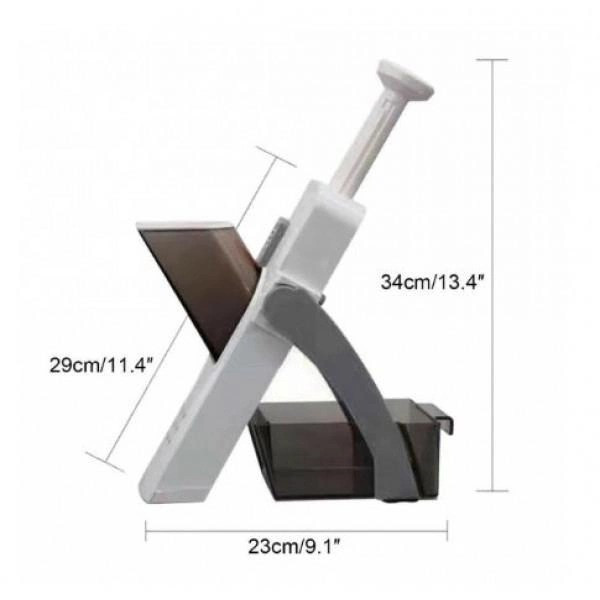 Тёрка с насадками для овощей Brava Spring Slicer мультислайсер из нержавеющей стали