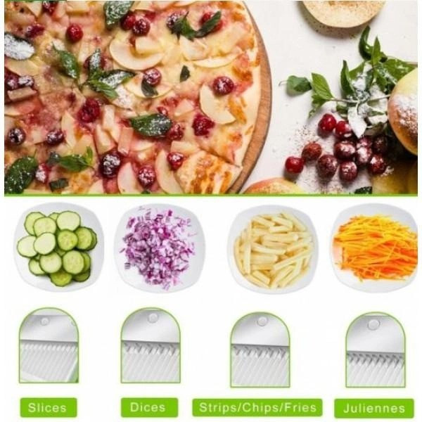 Тёрка с насадками для овощей Brava Spring Slicer мультислайсер из нержавеющей стали
