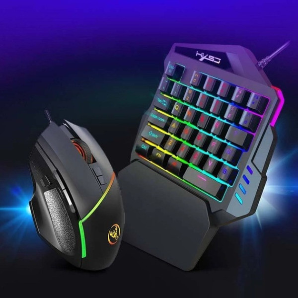 Проводной игровой набор клавиатура и мышь 198I G506 для настольного ПК Black