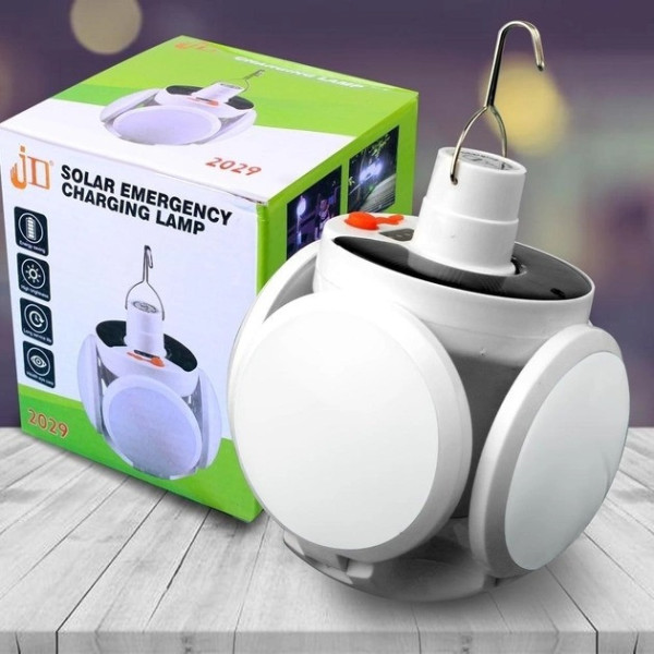 Светодиодный аккумуляторный подвесной фонарь JG Solar Emergency Charging Lamp 2029 для кемпинга