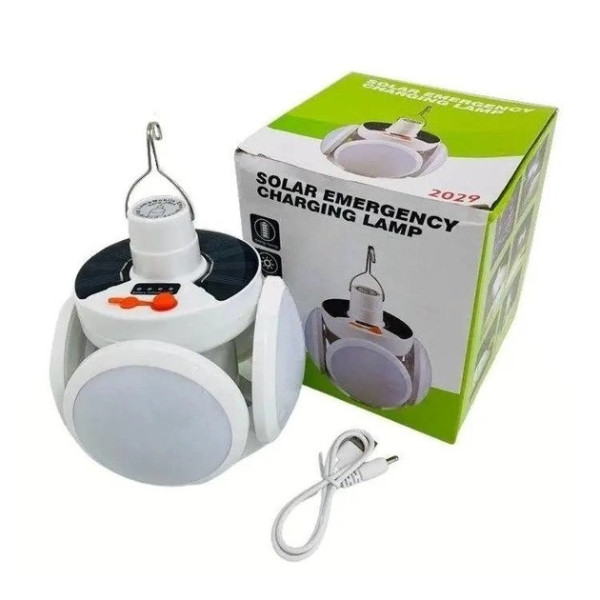 Светодиодный аккумуляторный подвесной фонарь JG Solar Emergency Charging Lamp 2029 для кемпинга