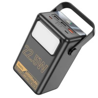 Портативный аккумулятор  Power Bank Hoco J110 Powerful 22.5W LCD/Lamp 60000mAh с фонариком