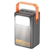 Портативний акумулятор HOCO J110A Powerful PD65W 60000 mAh павербанк з ліхтариком