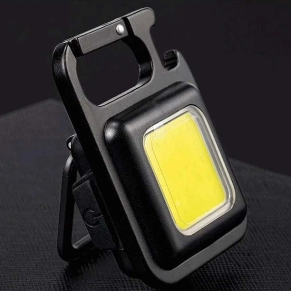 Аккумуляторный фонарик брелок 3в1 SH-J031-5WS с USB-зарядкой, магнитом и карабином, 800 Лм