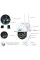 Уличная IP-камера видеонаблюдения C15 4G PTZ с разрешением 1080p и приложением, датчик движения, режим день/но