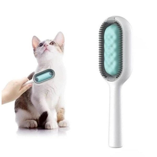 Гребень для сухого и влажного вычесывания шерсти собак и котов Pet Gravity 4в1 Pet Grooming Comb