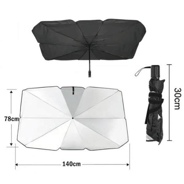 Солнцезащитная шторка-зонт Car Umbrellas для лобового стекла Nissan Almera и Primera DP-015