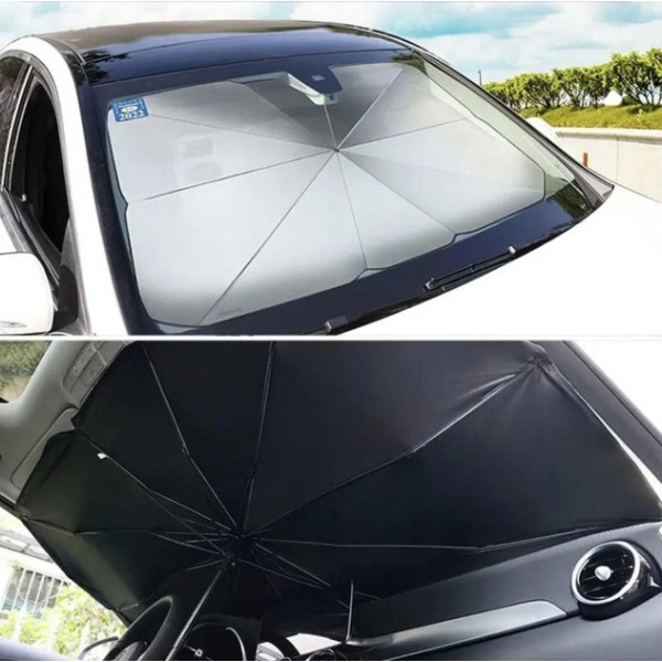Солнцезащитная шторка-зонт Car Umbrellas для лобового стекла Nissan Almera и Primera DP-015