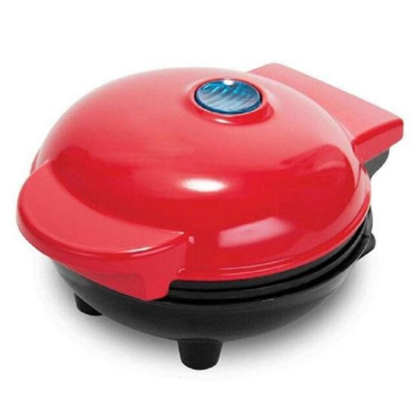 Мини-вафельница с антипригарным покрытием в форме сердца Waffle Maker электрическая