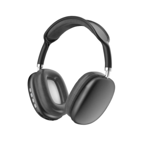 Полноразмерные накладные стерео наушники P9 Pro Max Bluetooth с микрофоном, складные, бело-черные