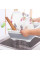 Настольная складная силиконовая сушилка для посуды Kitchen Craft