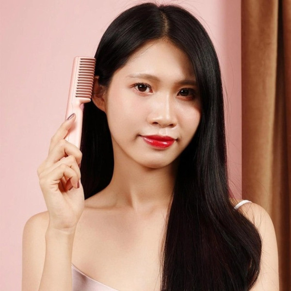 Портативная расческа для укладки волос HAIR COMB LY-297 с USB-подключением и керамическим покрытием
