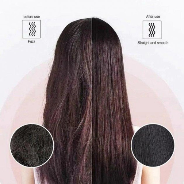 Расческа-выпрямитель для волос Hair Straightener HQT-909 B с турмалиновым и керамическим покрытием, терморегул