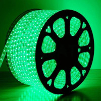 Лента светодиодная  LED 5050 Green Зеленая 100m 220V