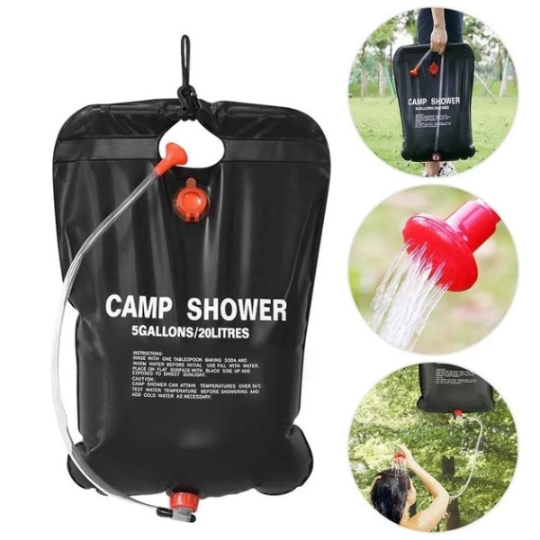 Складной туристический душ Camp Shower 20L переносной походный душ для летнего сезона