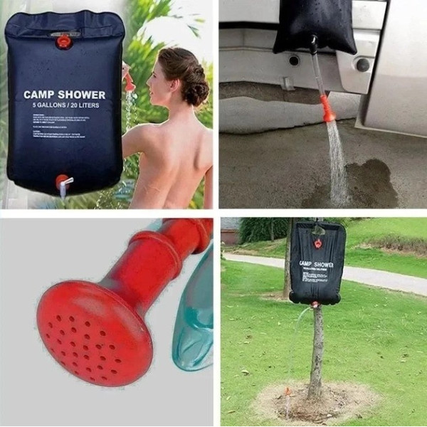 Складной туристический душ Camp Shower 20L переносной походный душ для летнего сезона