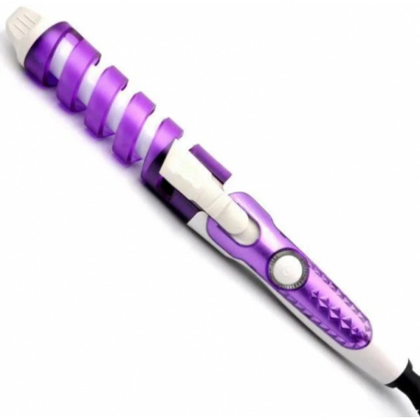 Спиральная плойка для завивки волос Perfect Curl Rizhen RZ118 с терморегулятором от сети 220 В