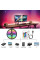 Светодиодная лента RGB 5050 длиной 2 м с пультом управления для фоновой подсветки самоклеящаяся