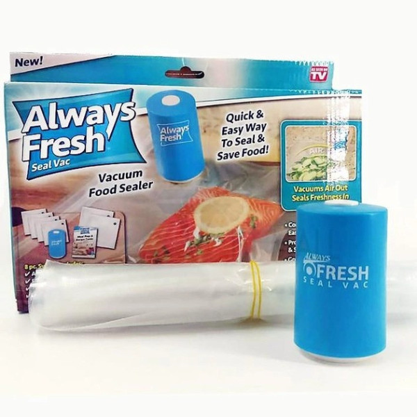 Вакуумный упаковщик Always Fresh для хранения продуктов, максимальная ширина пакета 225 мм, длина 255 мм