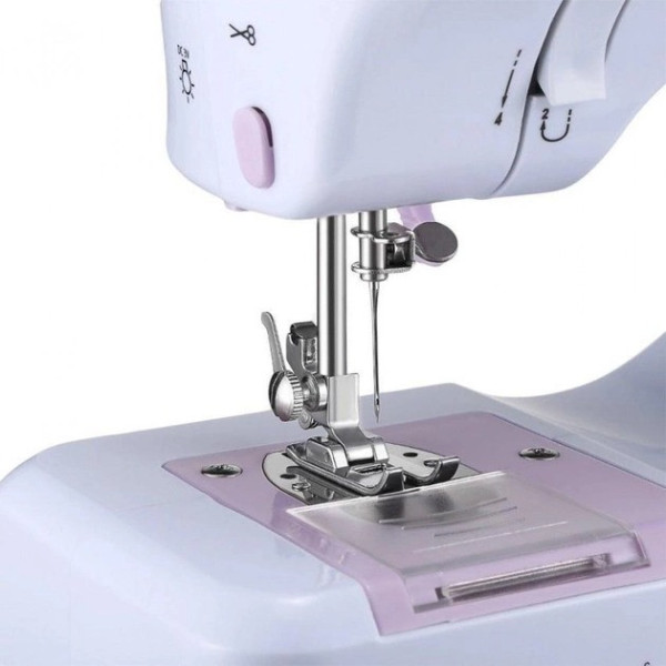 Электромеханическая швейная машинка SEWING MACHINE FHSM-505 с 12 функциями, 2 режимами работы и подсветкой