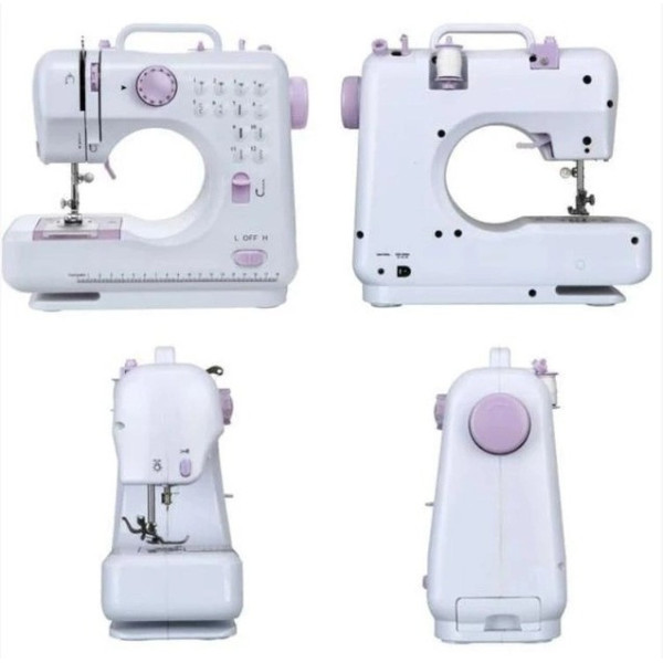 Электромеханическая швейная машинка SEWING MACHINE FHSM-505 с 12 функциями, 2 режимами работы и подсветкой