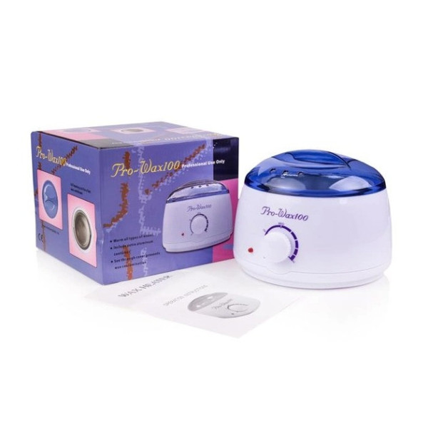 Воскоплав PRO-WAX 100 White с терморегулятором для воска объёмом 400 мл