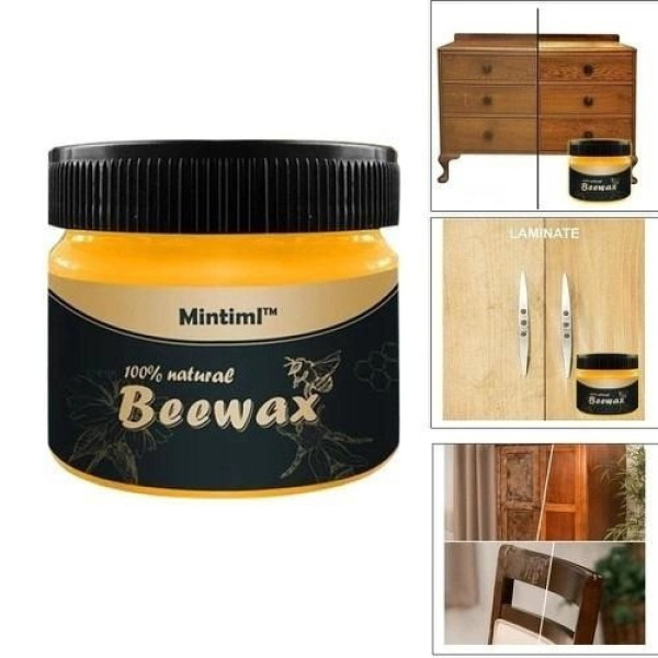 Крем-восковой полироль для мебели Beewax, 80 г