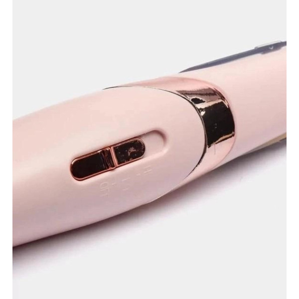 Пемза электрическая Wanhengda Pedi Electronic для ног и пяток аккумуляторная с двумя насадками розового цвета