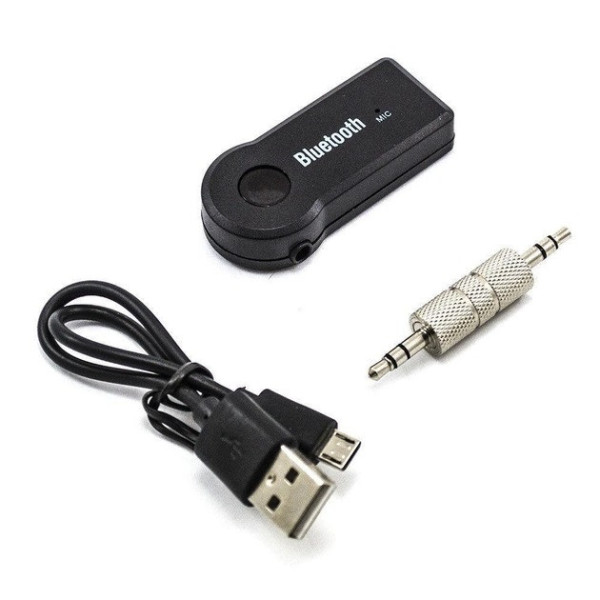 Автомобильный Bluetooth ресивер AUX BT350 с FM модулятором и адаптером 350BT