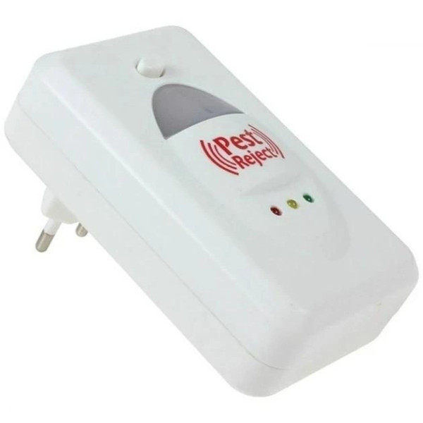 Ультразвуковой отпугиватель Pest Reject pro в розетку для мышей, кротов и насекомых, до 200 м²